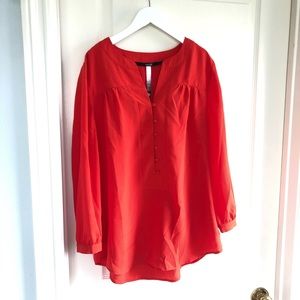 Kenzie Red Button Shirt